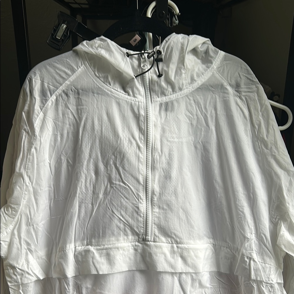 White Hooded Women's Jacket